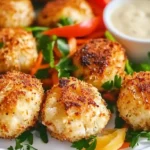 Crispy and Easy Crab Balls with Dipping Sauce